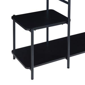 Stand Appendiabiti Bø 150 x 100 x 34 cm Nero [en.casa]