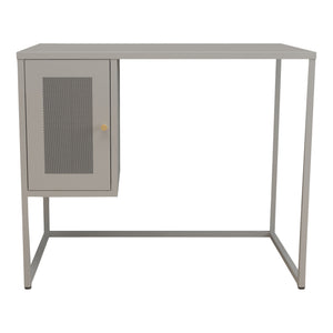 Bureau Sund acier 75 x 100 x 50 cm gris [en.casa]