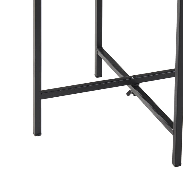 Set de 3 porte-plantes Orsa de tailles variées métal noir [en.casa]