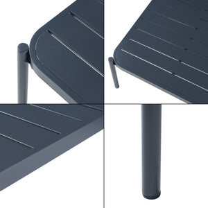 Ensemble de meubles de jardin 3 pièces Accettura gris casa.pro