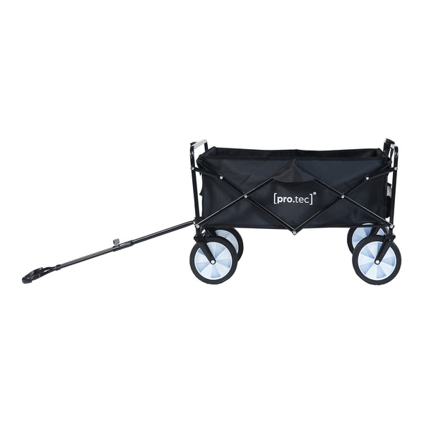 Chariot de jardin Stenlille pliable capacité de charge 80 kg noir pro.tec
