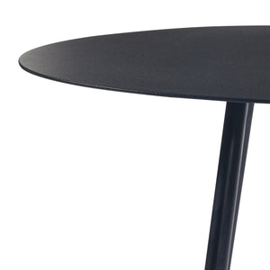 Lot de 2 tables d'appoint Sula de tailles différentes noir [en.casa]