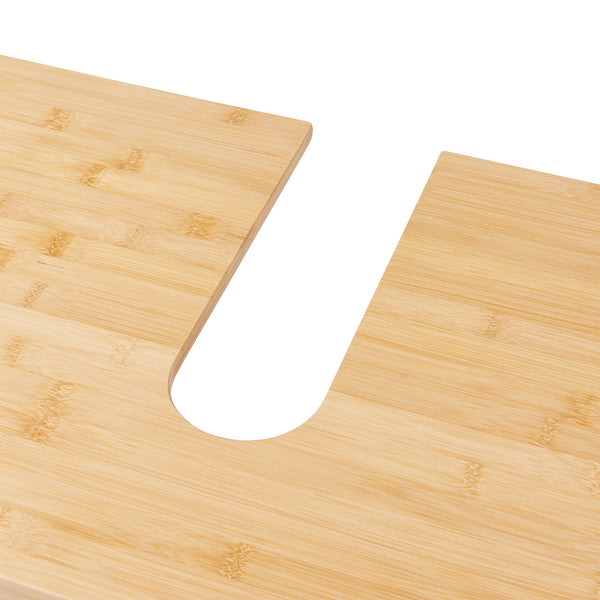Meuble sous-vasque Boksereys bambou 60 x 100 x 35 cm naturel [en.casa]