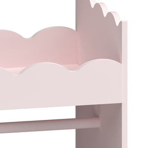 Guardaroba Vestnes per Cameretta con Specchio - Rosa [en.casa]