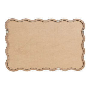 Wandspiegel Porloskid 90x60 cm Dunkelbraun [en.casa]