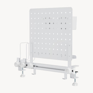 Organiseur de bureau Sauda acier 50 x 50 cm blanc [en.casa]