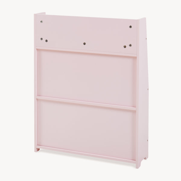 Libreria Virer per Bambini Scaffale Montessori per Cameretta a 3 Scomparti 78 x 60 x 18 cm - Rosa [en.casa]