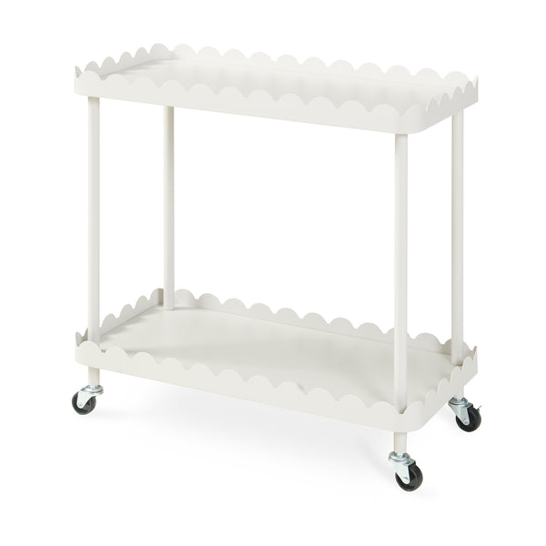 Desserte à roulettes Bolmanralu 60 x 60,5 x 31 cm gris [en.casa]