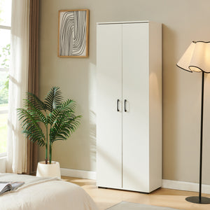 Armoire Chalvefted 175x60x35 cm Blanc [en.casa]