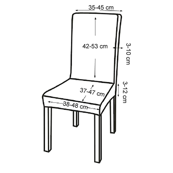 Stuhlhusse 42-53 cm in versch. Farben neu.haus