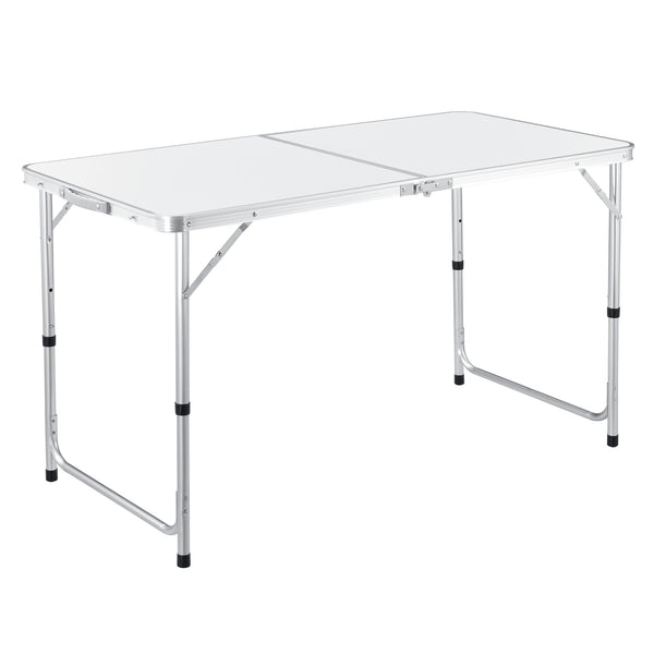 Höhenverstellbarer Klapptisch 120x60x55/63/70 cm in versch. Farben casa.pro
