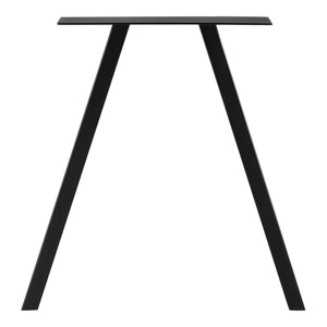 Set de 2 Pieds de Table Métal Noir ou Gris Acier Plusieurs Tailles [en.casa]