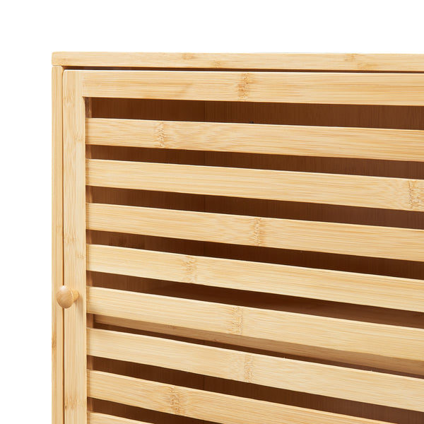 Armadietto da Parete per Bagno Gjesdal in Bambù Naturale 60x40x 20 cm [en.casa]