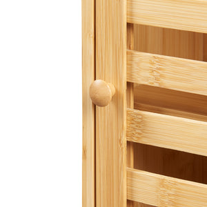 Armoire murale de salle de bain Järfälla bambou 55 x 37 x 16 cm naturel [en.casa]