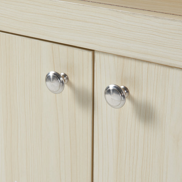 Armoire d'angle Eura avec 2 portes et 5 étagères panneau de particules 170 x 62 x 30 cm effet chêne [en.casa]