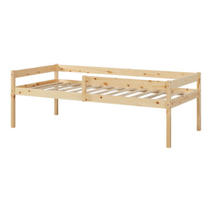 Lit gigogne pour enfant Sonkajärvi avec 2 tiroirs bois de pin 90 x 200 cm naturel [en.casa]