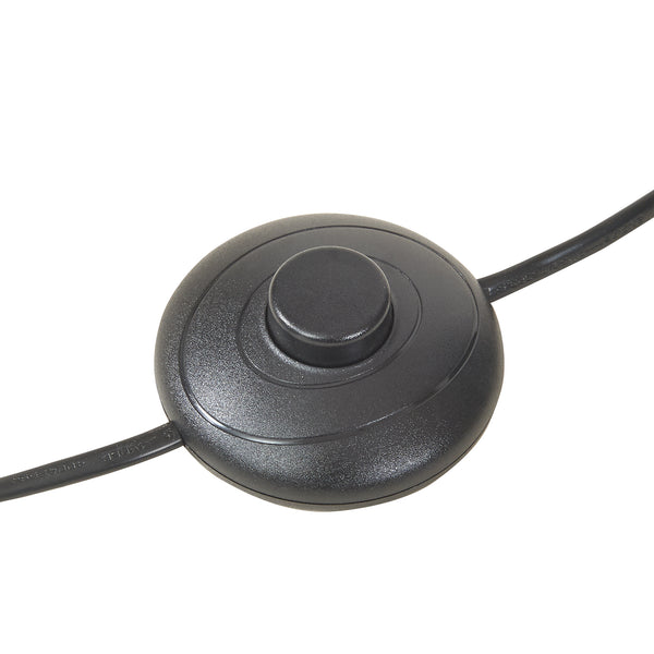 Lampadaire Barnard métal 159 cm noir lux.pro