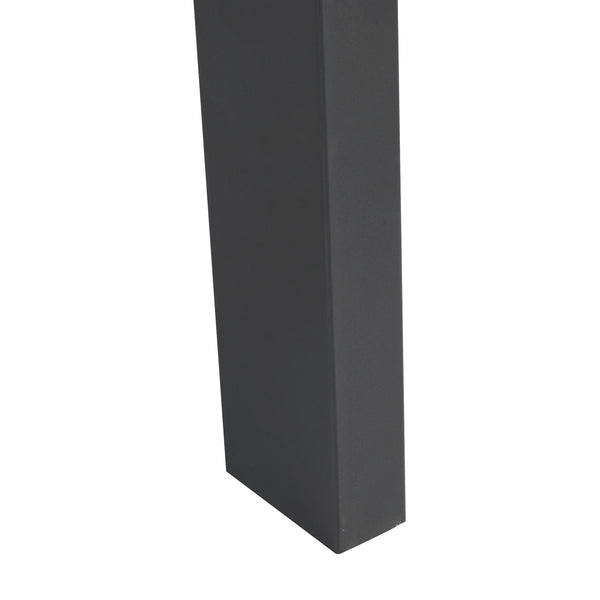 Lot de 2 pieds de table Kraftisried acier 72 x 70 cm noir [en.casa]
