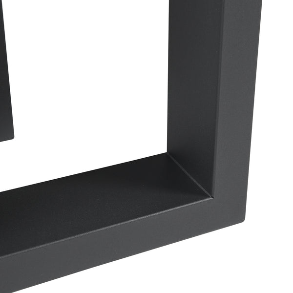 Tischgestell 2er Set Marstal 42x40cm Schwarz [en.casa]