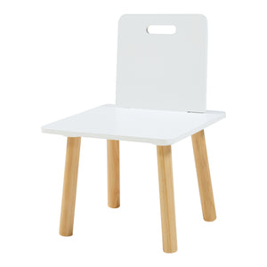 Ensemble de bureau et chaise pour enfants Skjervøy naturel blanc [en.casa]