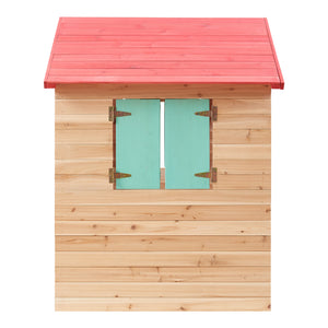 Cabane de jeu d'extérieur Lulä 130 x 115 x 101 cm bois de sapin casa.pro