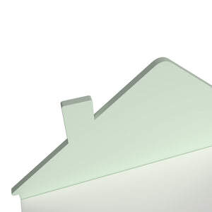 Coffre à jouets Vipsali 56 x 60 x 32,5 cm vert menthe blanc [en.casa] 