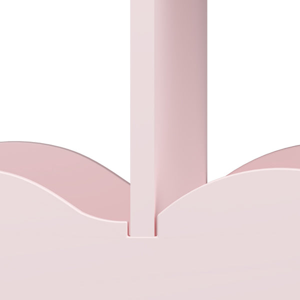 Portemanteau pour enfants Vestnes 100 x 94 x 38 cm rose [en.casa]