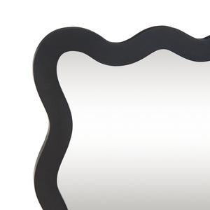 Wandspiegel Koster 90x60 cm Schwarz [en.casa]