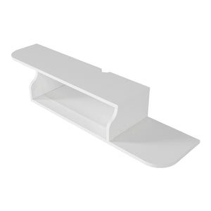 Mobile Porta TV Kershaby con Scomparto Aperto 120 x 30 x 19 cm - Bianco [en.casa] 