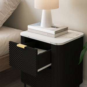 Lot de 2 tables de chevet Olvehok 55 x 52 x 38 cm [en.casa]