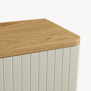 Armoire suspendue de salle de bains Ferrersp 50 x 45 x 24 cm effet chêne / sable [en.casa] 