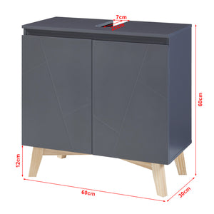 Set Mobili da Bagno Overath Arredo Completo 5 Elementi [en.casa] 