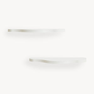 Set di 2 Mensole da Parete Sirlstalo per Cameretta 57 x 19 x 3 cm - Bianco [en.casa]