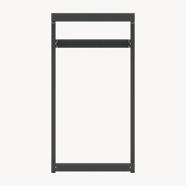 Tavolino da esterno Gaby acciaio 58x40x30 cm grigio antracite [casa.pro]