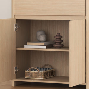 Mobiletto Takranmaa 88x79x39 cm effetto quercia [en.casa]