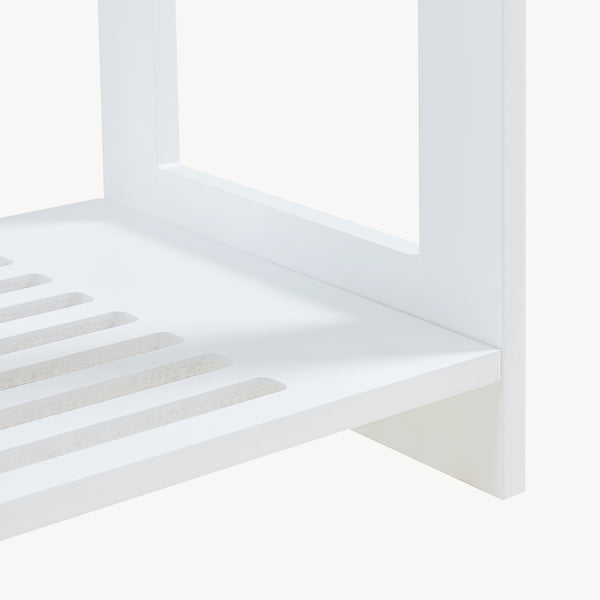 Portant à vêtements Langeskov de forme cabane pour enfant 78 x 75 x 35 cm blanc [en.casa]