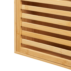 Armoire murale de salle de bain Järfälla bambou 55 x 37 x 16 cm naturel [en.casa]