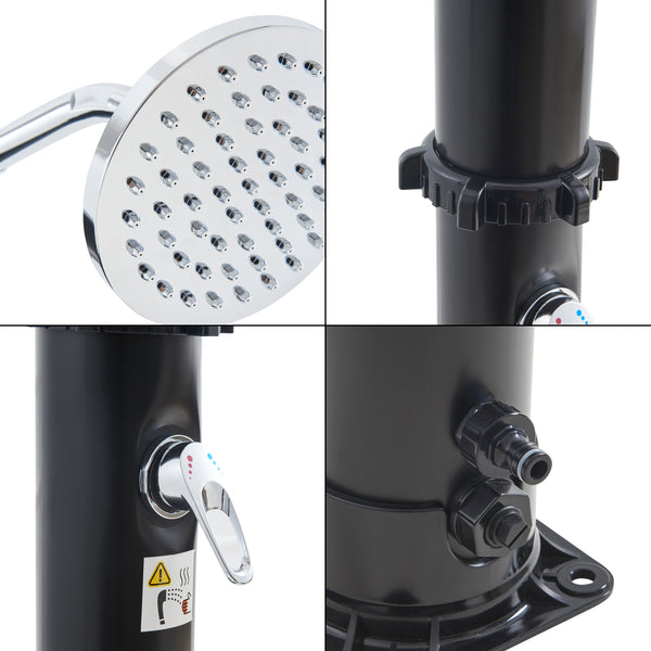 Douche solaire de jardin Frerievn 215 cm 18 L casa.pro
