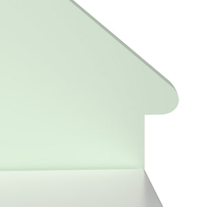Coffre à jouets Vipsali 56 x 60 x 32,5 cm vert menthe blanc [en.casa] 