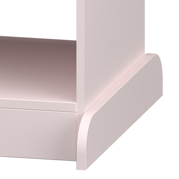 Guardaroba Vestnes per Cameretta con Specchio - Rosa [en.casa]