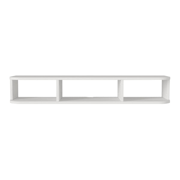Meuble TV Oundsvas mural 120 x 30 x 19 cm blanc [en.casa] 
