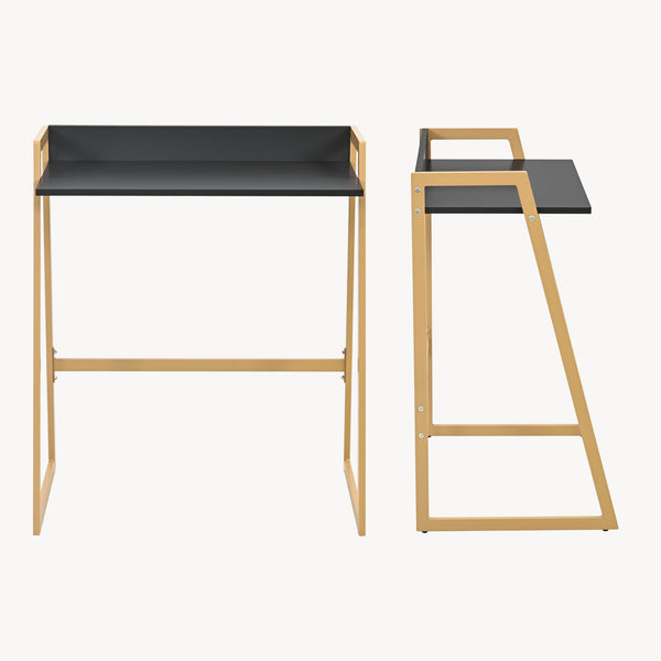 Bureau Kuomi 84 x 73 x 47 cm beige gris foncé [en.casa]