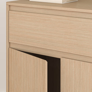 Mobiletto Takranmaa 88x79x39 cm effetto quercia [en.casa]
