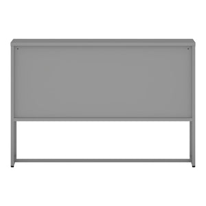 Buffet Sund acier 120 x 40 x 80 cm gris [en.casa]