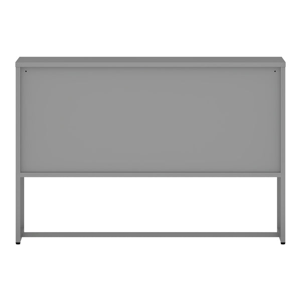 Buffet Sund acier 120 x 40 x 80 cm gris [en.casa]
