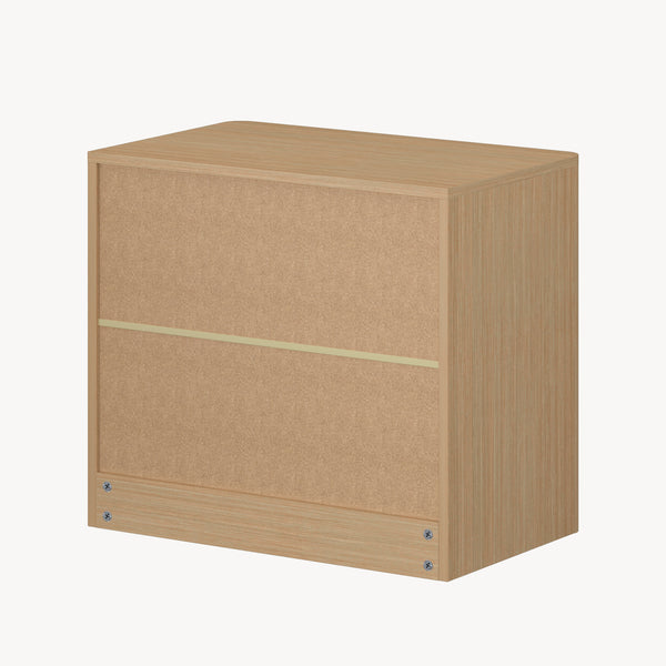 Lot de 2 tables de chevet Takranmaa 54 x 60 x 40 cm effet chêne [en.casa]