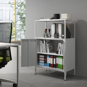 Aktenschrank Hailuoto Stahl [en.casa]