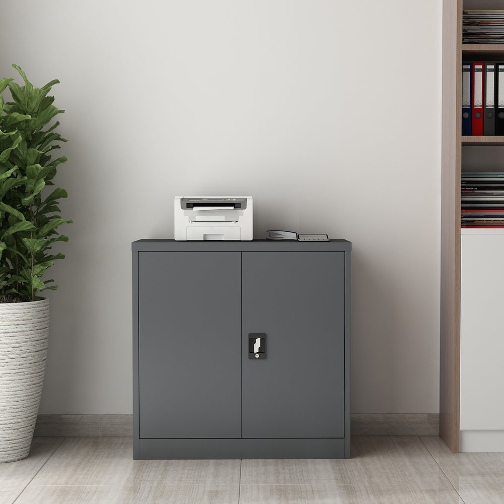 Armadio per documenti Molise 90x40x90cm acciaio in diversi colori [en.casa] - premiumXL
