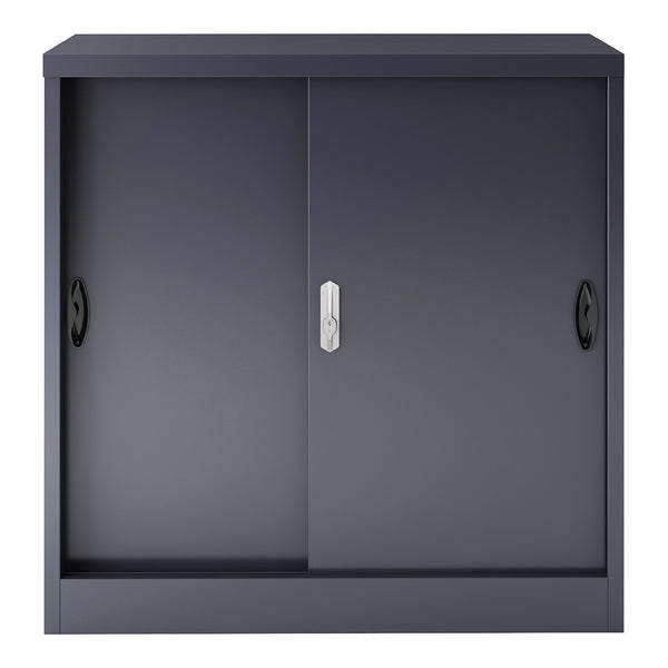 Armadietto da Ufficio Rieti 90x40x90 cm Ante Scorrevoli - Vari Colori [en.casa]