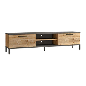 Meuble TV Lempäälä à 2 portes 39 x 160 x 35 cm [en.casa]